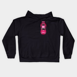 RWB 993 Solid Color Maroon Kids Hoodie